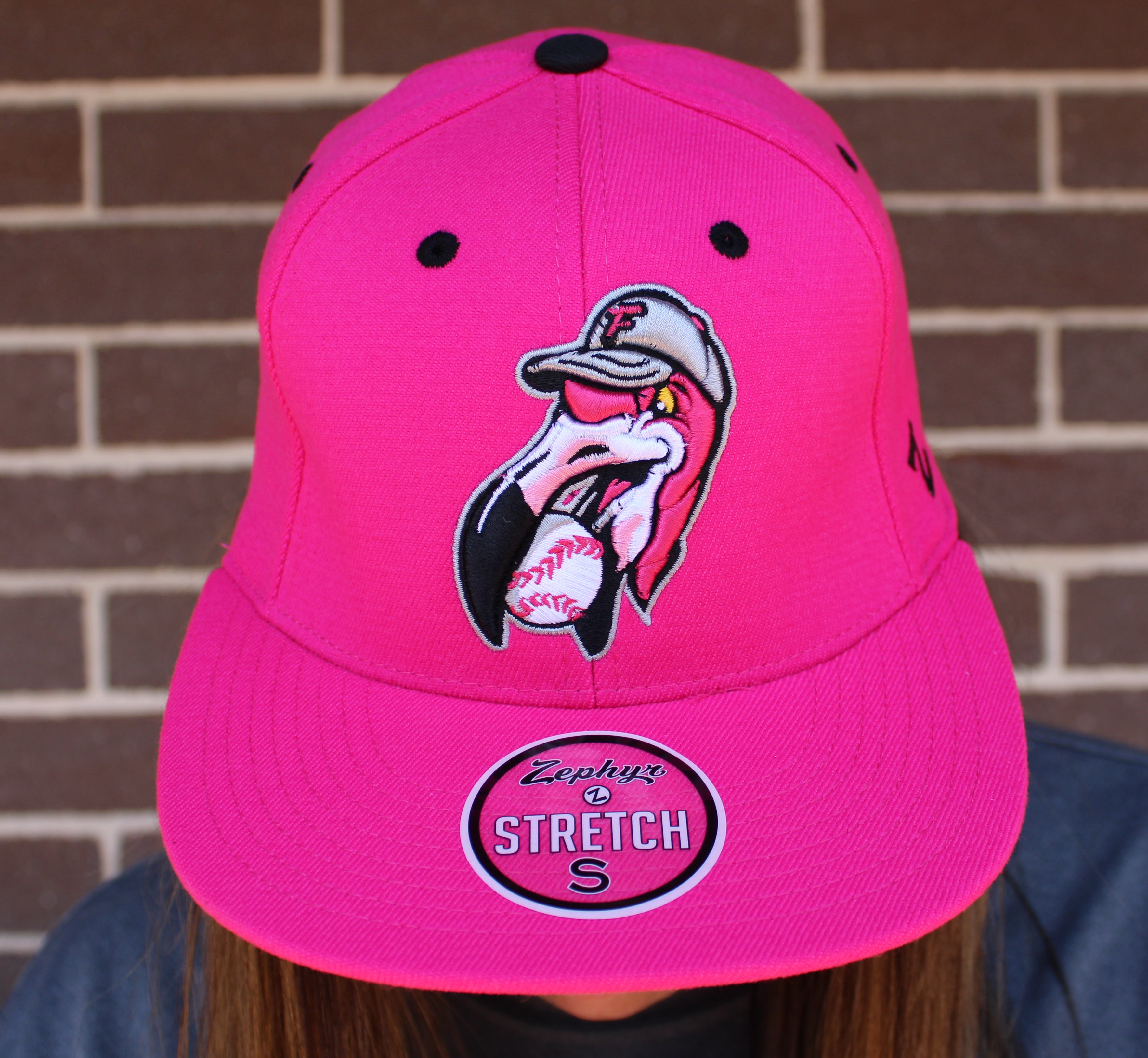 Florence Flamingos Official On-Field Game Hat pink 