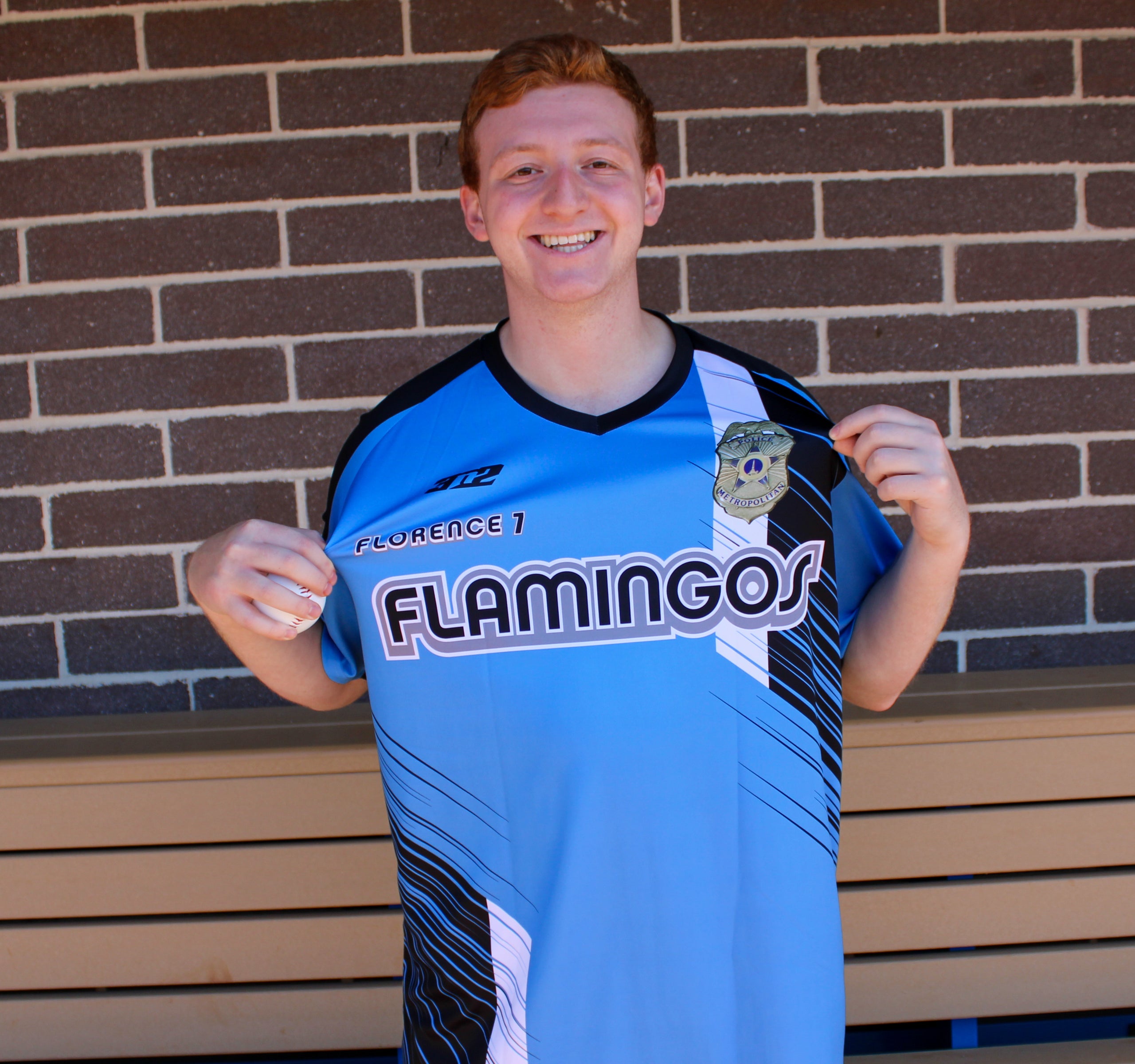 2024 First Responder Player Jersey Florence Flamingos